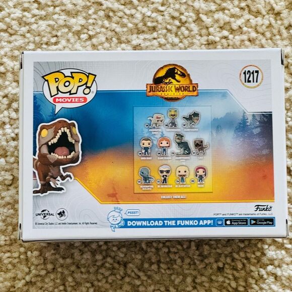 Funko Pop! Jurassic World Dominion Atrociraptor Vinyl Figure Red #1217 BAM - Picture 4 of 6